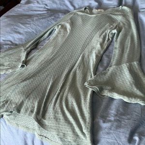 Altar’d State Mint Long Sleeve Dress